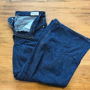 GAP Women’s Dark Blue Baggy Mid-rise Jeans